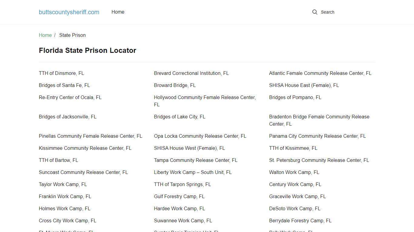 Florida State Prison Inmate Search | Free Inmate Lookup